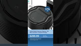 Lefant Robot Vacuum Cleaner, 120 Mins Runtime, Compact Design