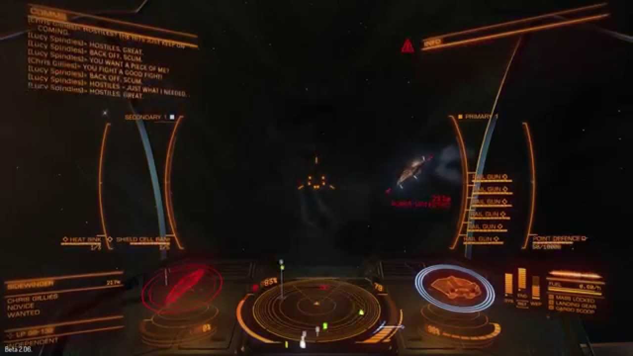 Elite Dangerous. ASP Explorer with 6 Rail Guns YouTube