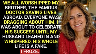 My forensic Investigator Husband Whispered check your brother's  story __ And I Froze