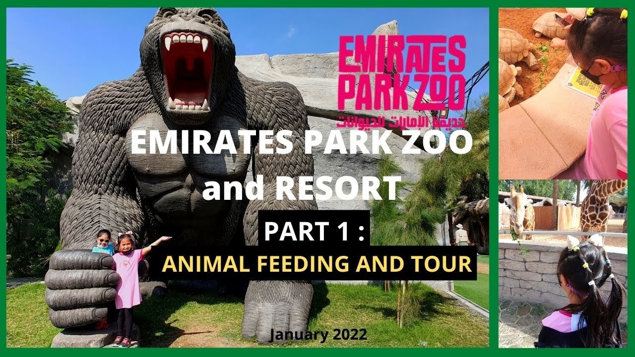A visit to Emirates Park Zoo and Resort, Al Bahia, Abu Dhabi - Part 1: Animal Feeding and Tour