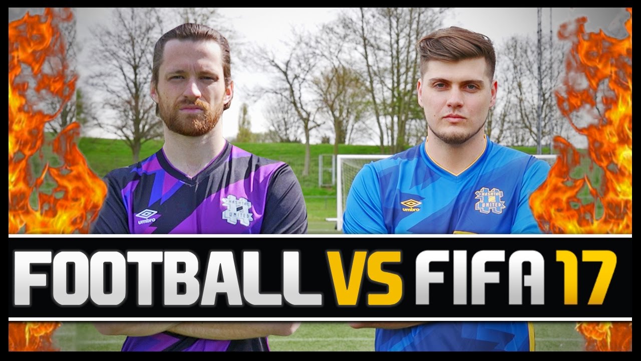 football score FOOTBALL VS FIFA WITH HASHTAG MIKE! (PRO FIFA PLAYER)