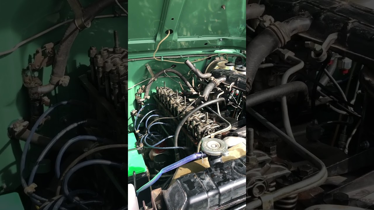 Checking for oil flow to top of the motor after fj40 rebuild.