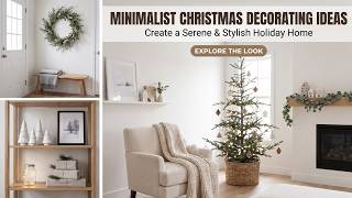 85+ Minimalist Christmas Decorating Ideas🤍 Simple Statement Pieces and Neutral Holiday Palettes 2026