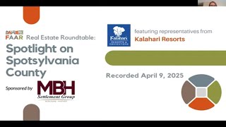 🔎 Spotlight on Spotsylvania County: Kalahari Resorts & Real Estate Impact
