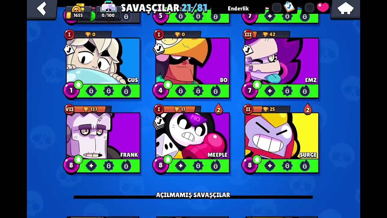 Braw l stars oynuyoruz.5 maç oynuyoruz