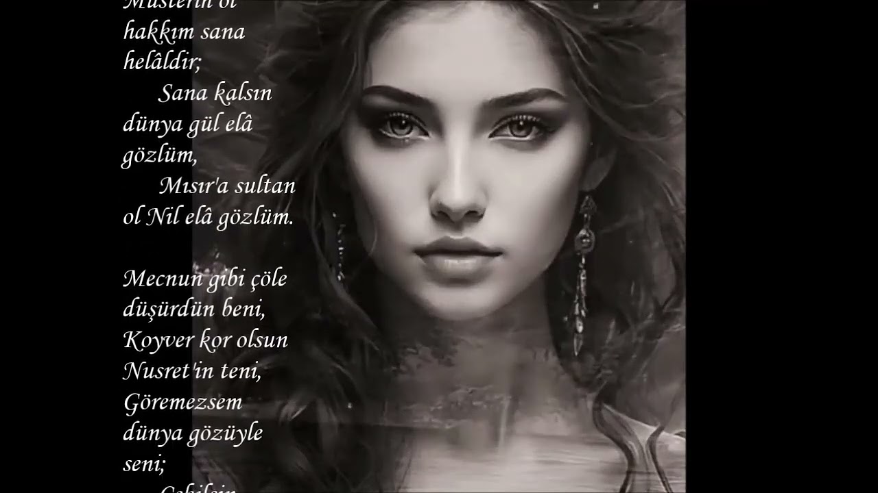 NUSRET ÖZBAY-----ELA GÖZLÜM-----YORUM : SERNİL DESTİNA