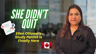 🎉 Big News! Ellen’s Study Permit Approved! 🇨🇦