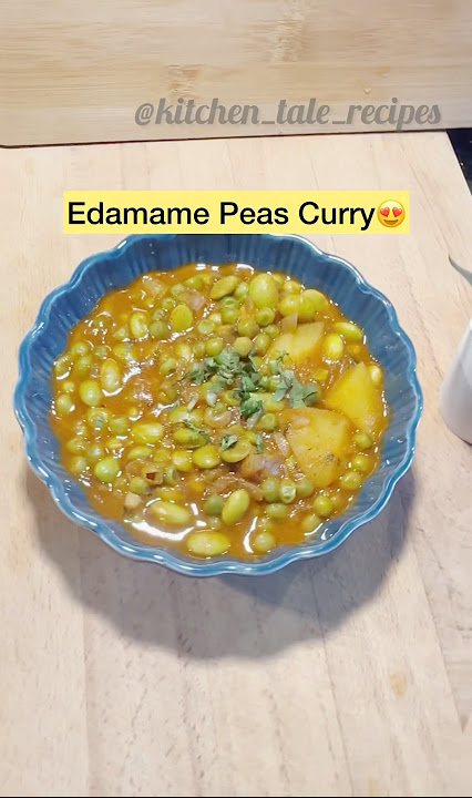 Edamame Peas MASALA |#sidedish#highprotein#kidsrecipe#lunchbox#gravy#shorts