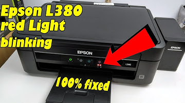Epson l380 red light blinking problem solution | Epson l380 printer error | 100% fix @INKfinite