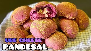 How to Make PANDESAL with UBE & CHEESE