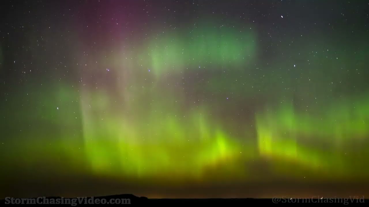 Aurora Borealis Over Theodore Roosevelt National Park, North Dakota 9/4/2022