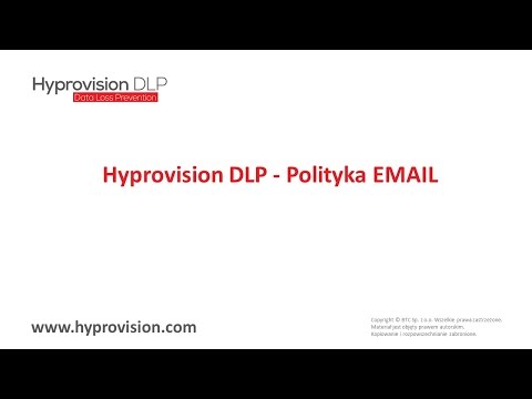 Hyprovision DLP - Polityka E-MAIL