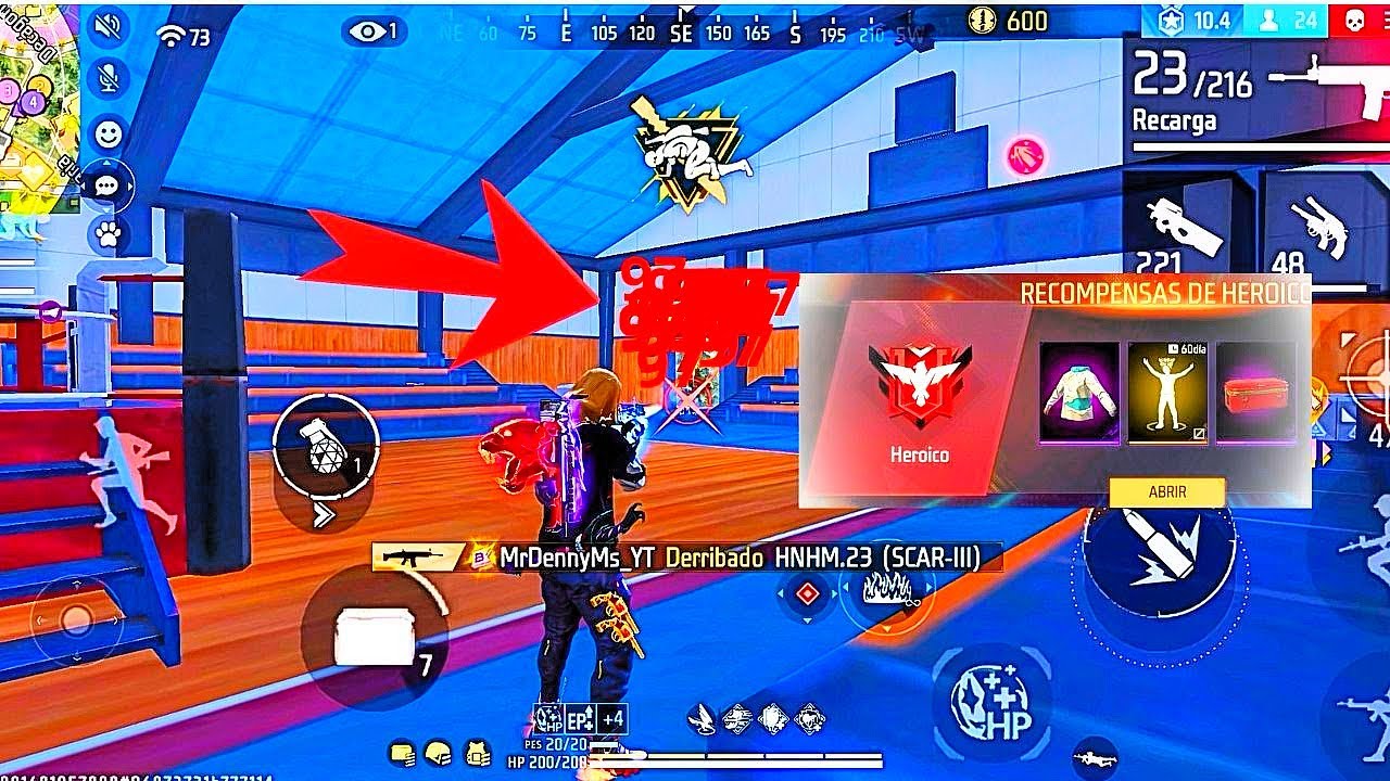 ASI FUE COMO LLEGUE A HEROICO 😱 EN ESTA PARTIDA FREE FIRE 