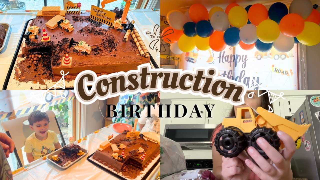 Budget-Friendly Construction Birthday Party for Our 3-Year-Old!