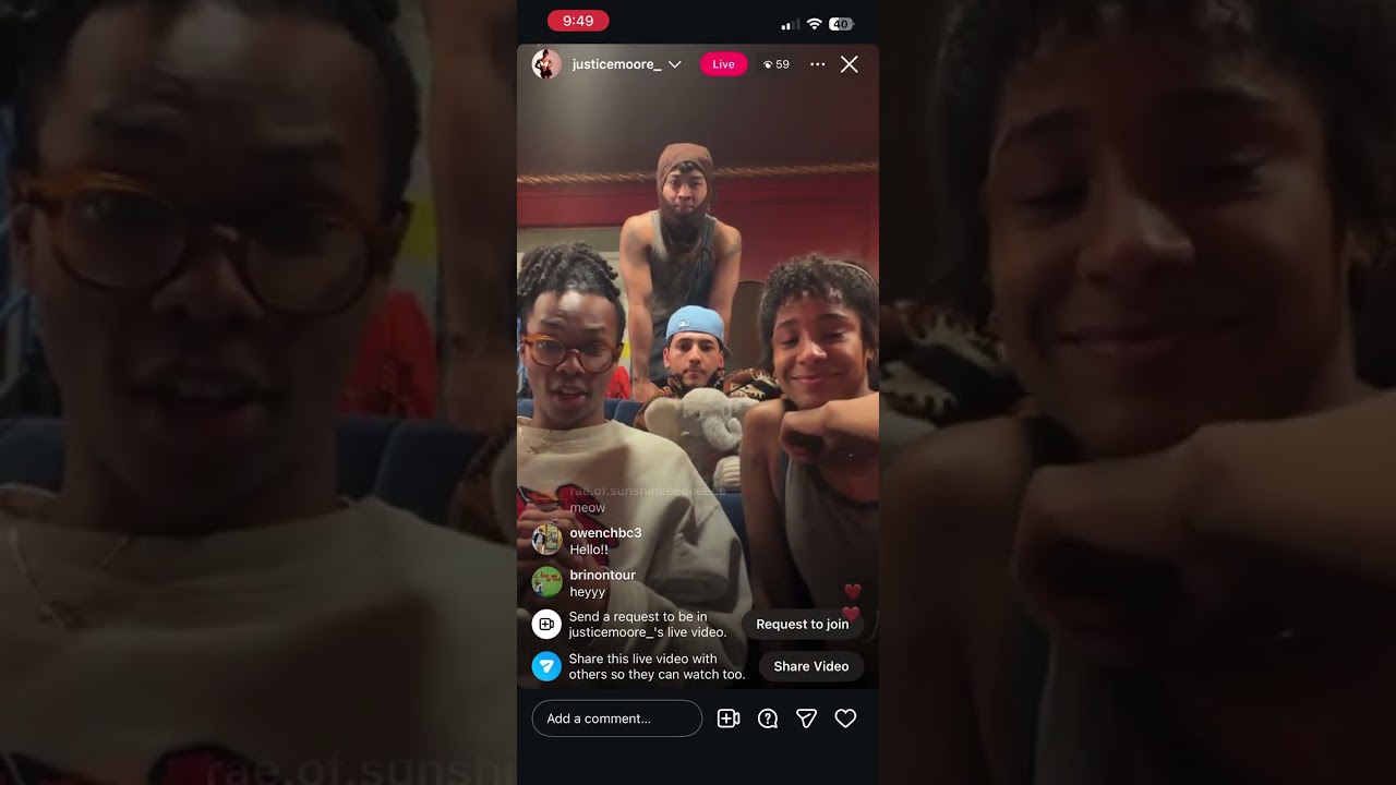 The Outsiders Tour - Justice Moore’s Insta Live - 01/17/2026