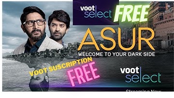 VOOT Select Free Subscription || How to download Asur Free || Voot Select Mod apk download