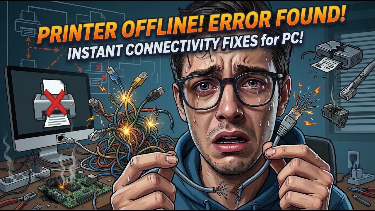 Printer connection errors - YouTube