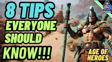 Conan exiles age of heroes 8 ultimate Tips you need to know in age of heroes!