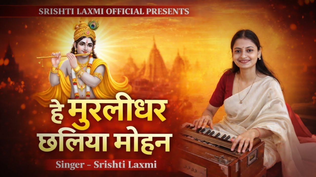 हे मुरलीधर छलिया मोहन।।Singer-Srishti Laxmi।।Krishna Bhajan।।#video #krishnabhajan #krishna #viral 