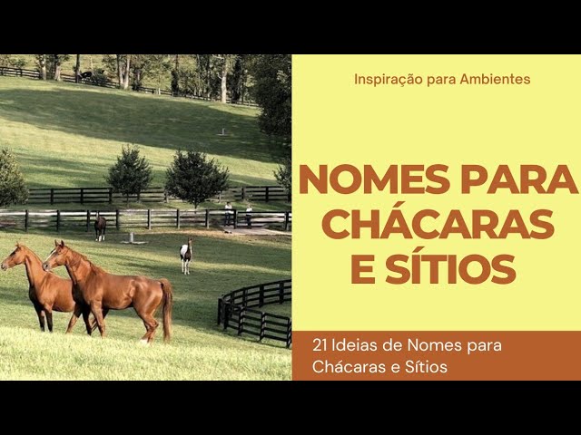 Nomes para fazenda: 210 ideias de nomes de fazendas