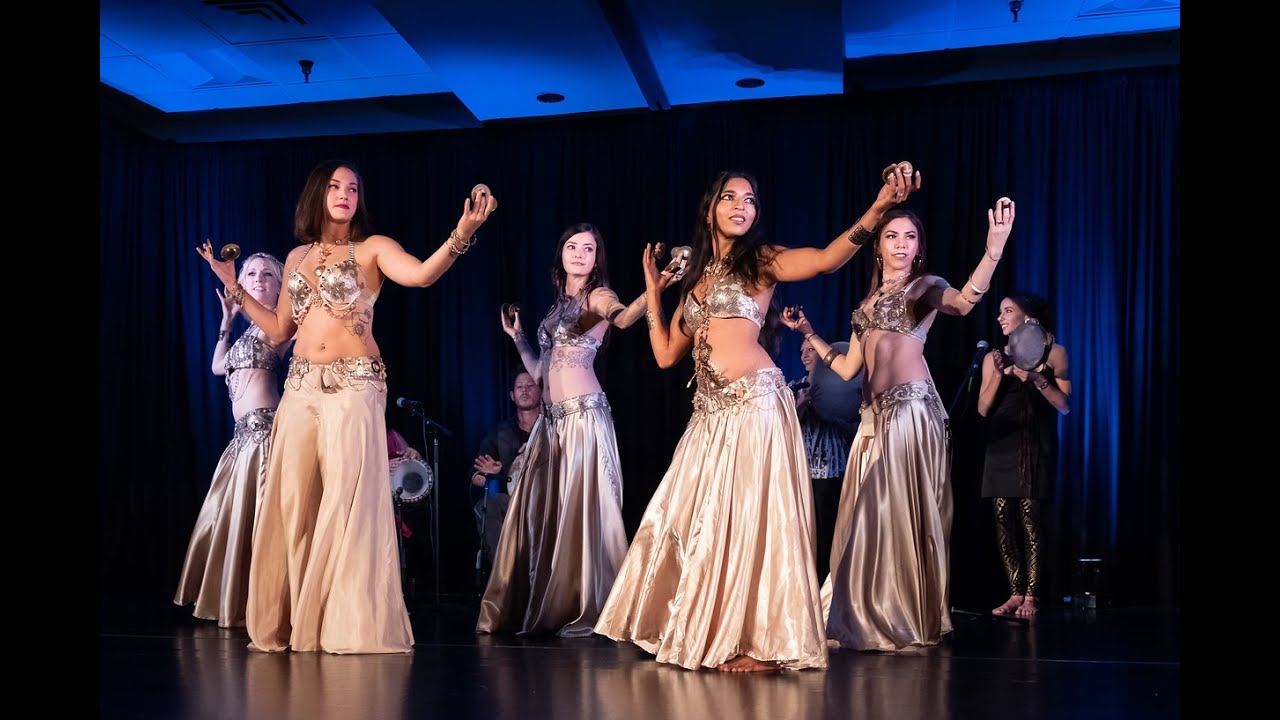 Rose Movement Studio Bellydance & Percussion Ensemble performs at Austin Bellydance Convention 2018
