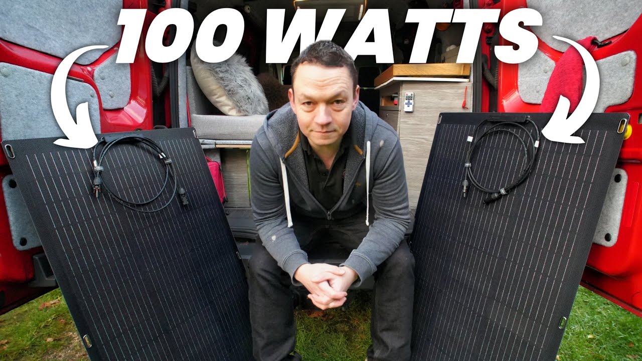 Simple Van Solar Setup - Van Life Solar Setup AllPowers SF100 #shorts ...