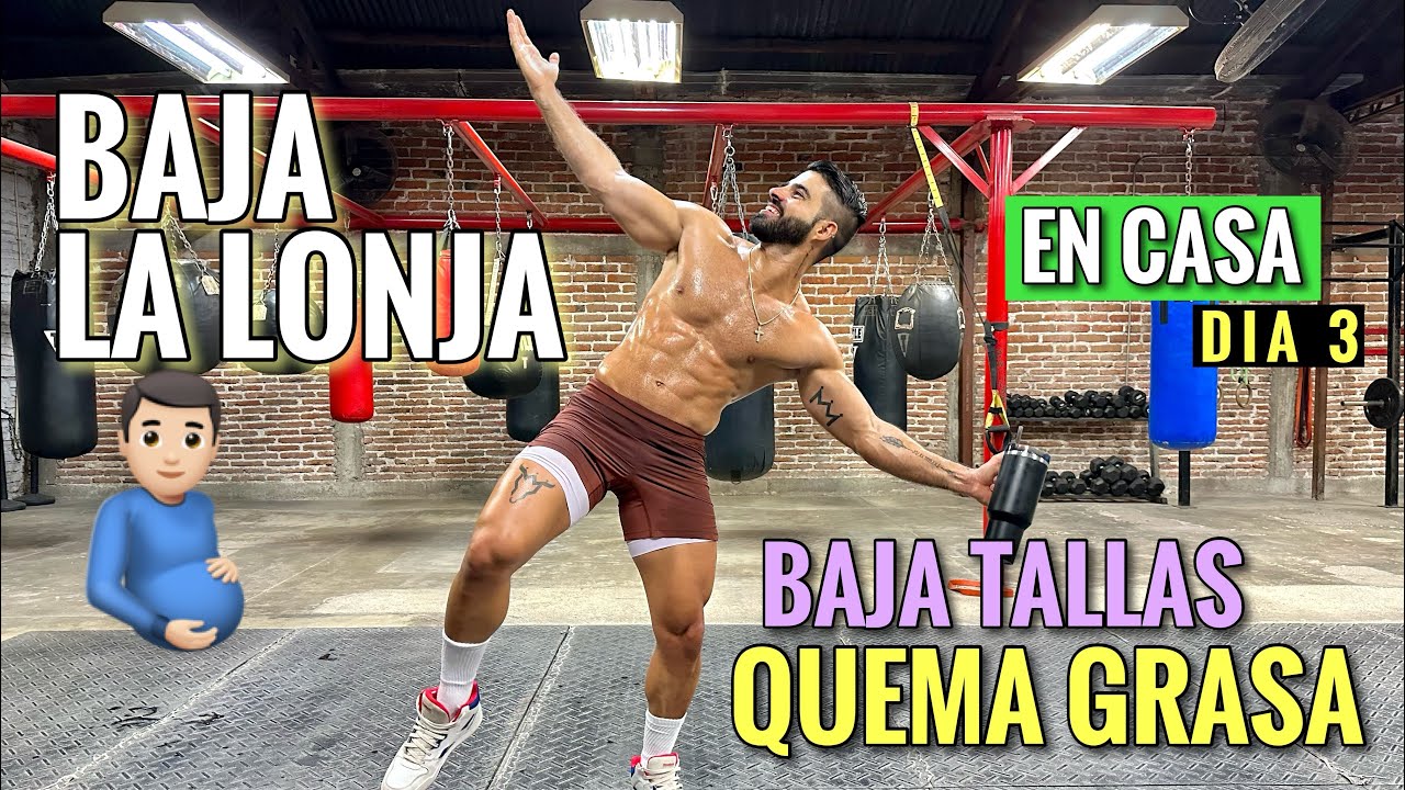 Ejercicios para Bajar La Lonja En Casa Sin Equipo (30 Minutos) Baja