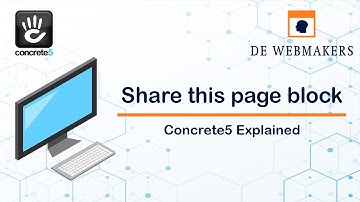 Share this page block | Concrete5 Explained