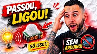 🔥 Como Fazer um Detector de Movimento com Alcance de até 7 Metros!
