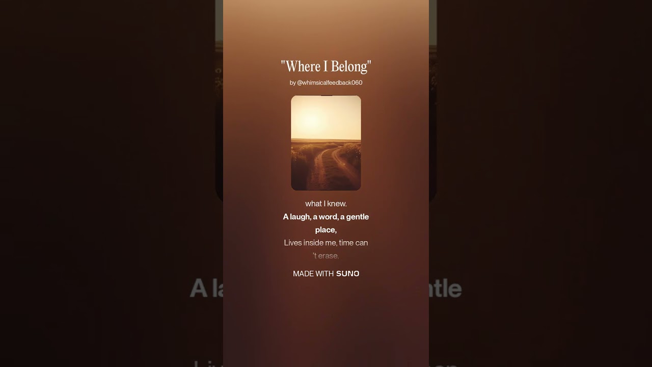 [AI] Acoustic Folk – Where I Belong | Track #7