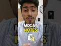 MDCAT TOP 0.1% NOTES!👨⚕️📝