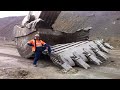 World Dangerous Huge Excavator Operator Skill - Oversize Load Heavy Equipment Machines Working