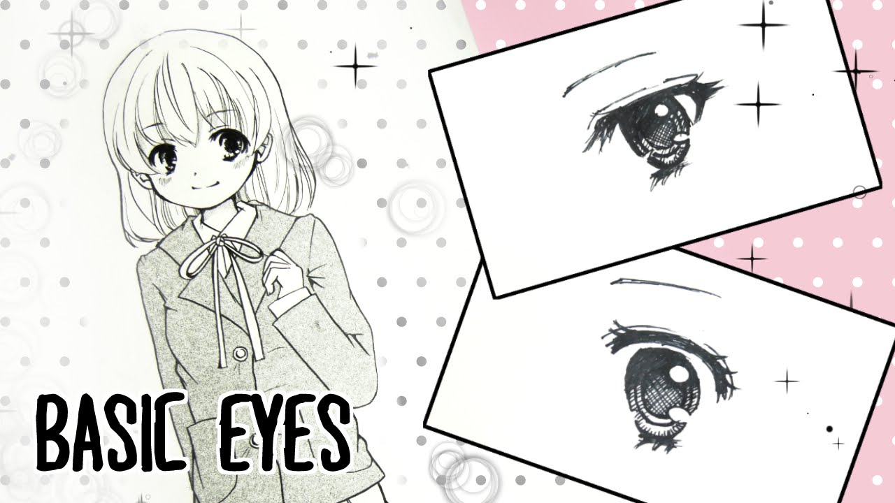 Tutorial 1 : Female Anime Eyes. . . or face? by dlite-yamamoto