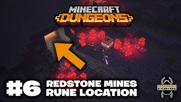Where is the Redstone Mines Rune Location in Minecraft Dungeons?