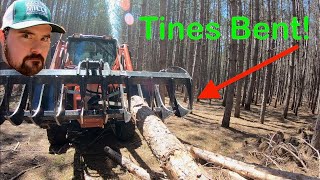 Stop Doing This with Your Tractor Grapple | Log Bends Grapple