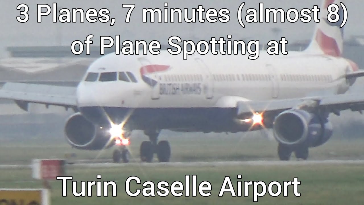 3 Planes, 7 minutes | 4K Plane Spotting at Turin Caselle Airport TRN