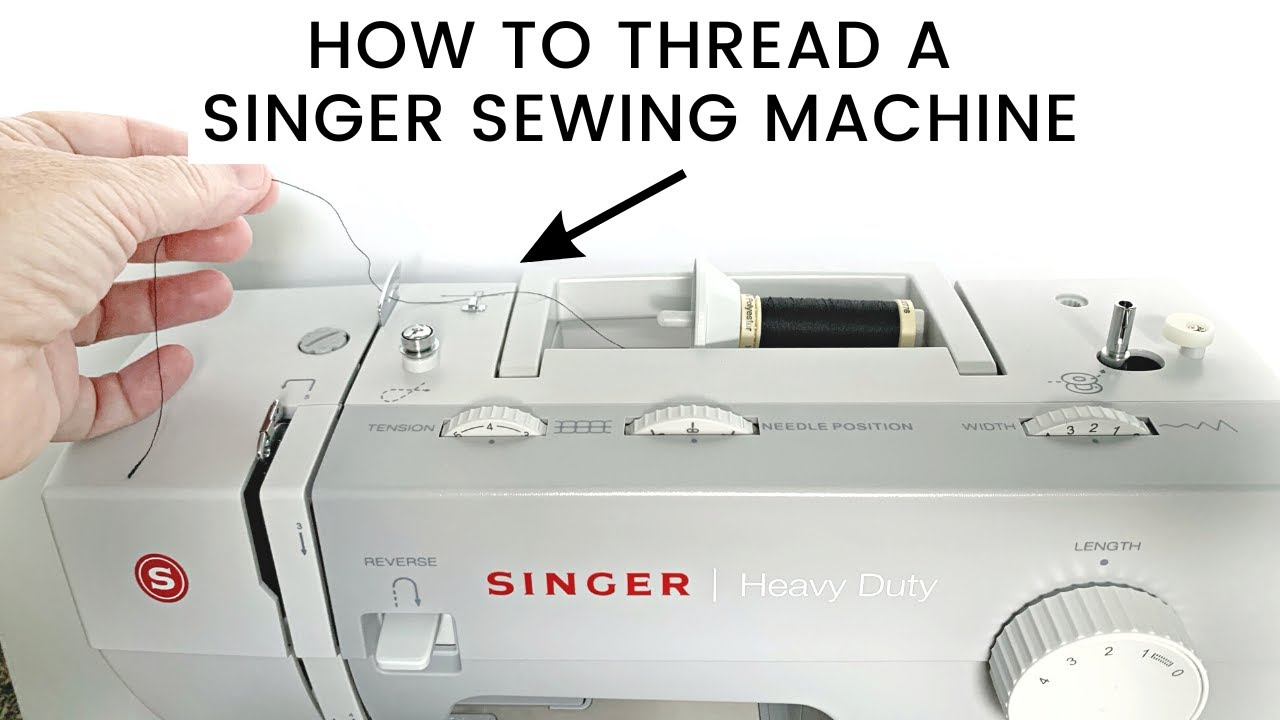 How To Thread A Singer Sewing Machine 