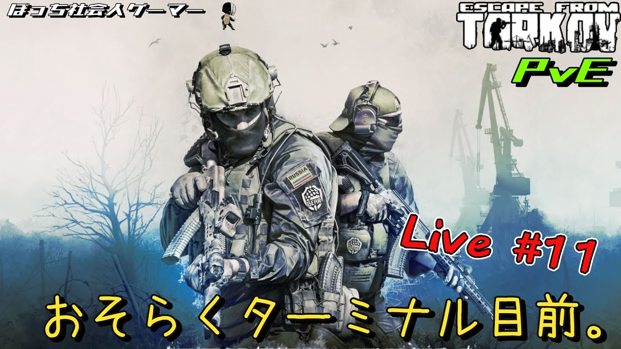 【タルコフPvE】おそらくターミナル目前！メインタスクを進めます。【Escape from Tarkov】