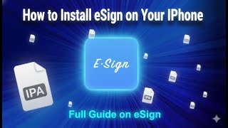 How to Download ESign on iOS 2025 🔥 Full Safe Install Guide for iPhone 📱✨