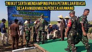 PETANI RANGDU MULYA KUMPUL SEMUA DI DAMPINGI PARA TNI MASUK DESA | Anton Sumekar