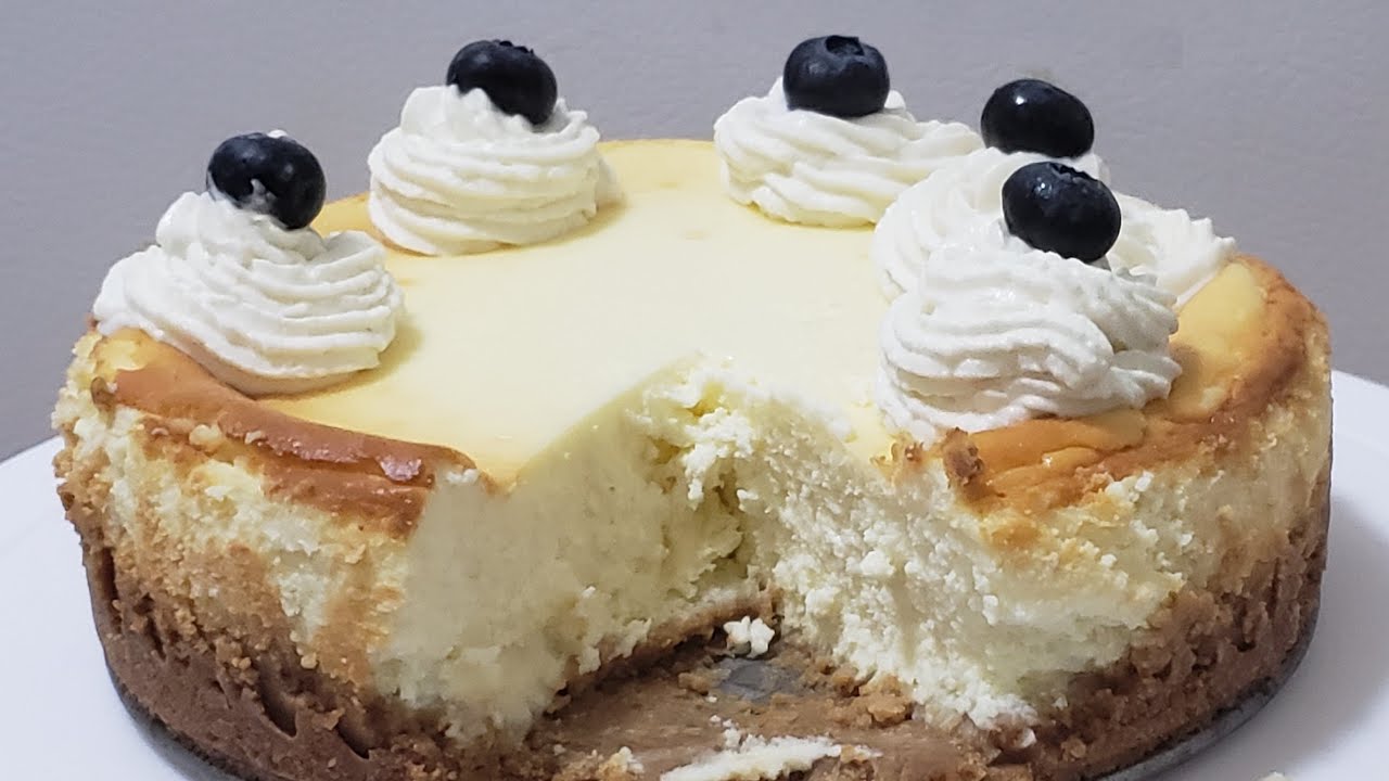Perfect Creamy CheeseCake Recipe Easy Cheese Cake with No Cracks 