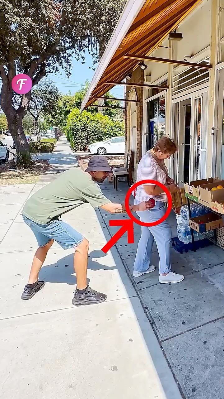 He Didn’t Steal Her Wallet, He Filled It with Hope #shorts