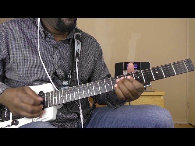 African Rhythm Guitar - Rhythm with position change to cover 4 Chord shapes class=