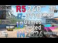 R5 240 1GB In 2026 | 10 Games Tested