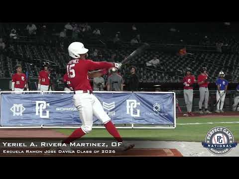 Yeriel A Rivera Martinez Prospect Video, OF, Escuela Ramon Jose Davila Class of 2026, PG National