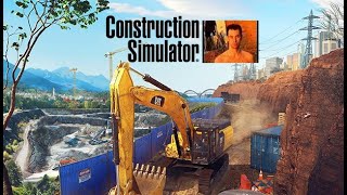 Стрим // Construction Simulator // Сервисная зона, бетон, бетон и ещё раз бетон