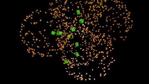 Blender Array Modifier Animation plus Particle Simulation