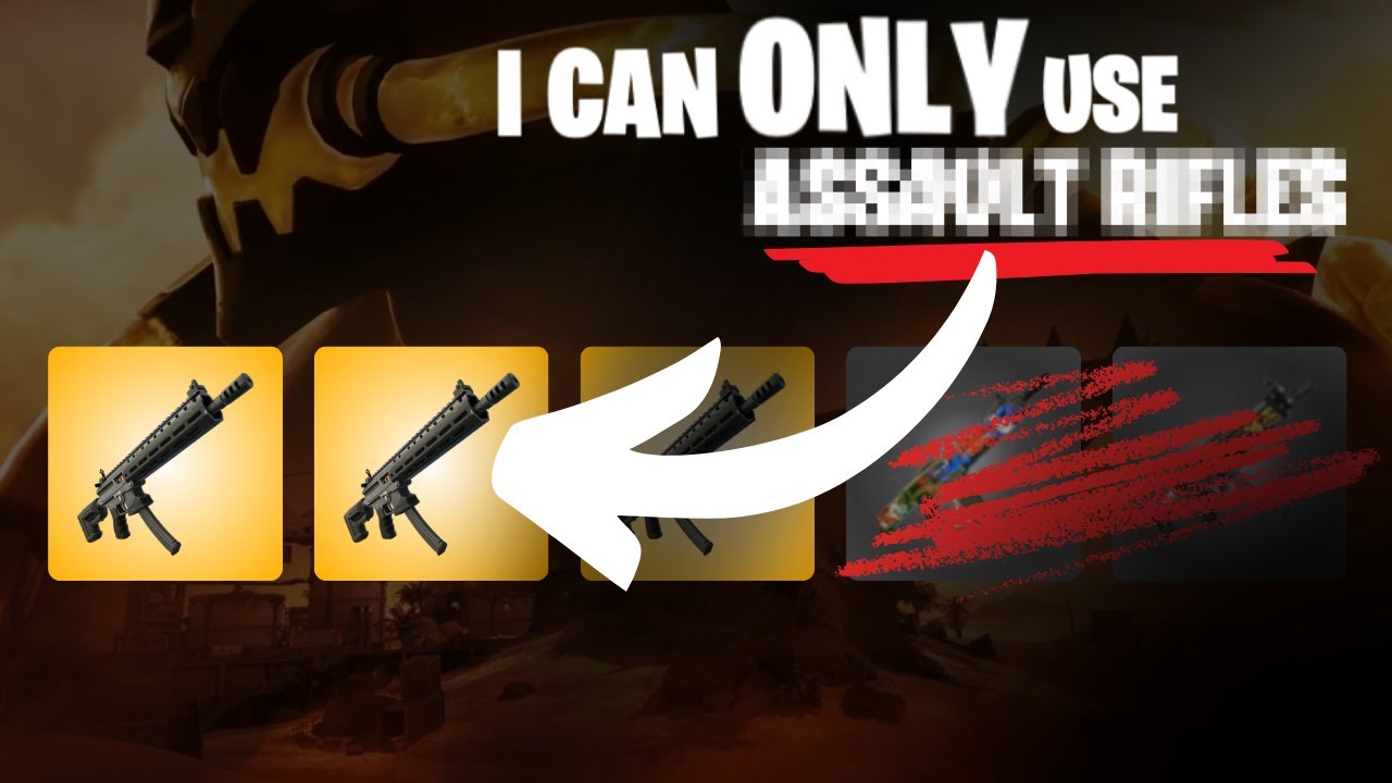 Winning Fortnite With One Weapon Type Challenge in Ch 5 Season 3