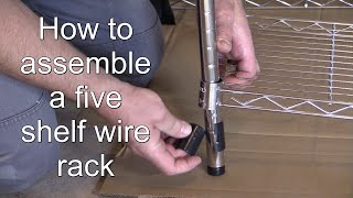 wire shelf assembly