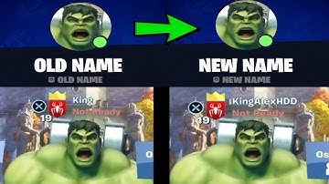 How to Change Your Epic Games Display Name On Fortnite Chapter 4 Season 4 (EASY & FULL TUTORIAL)